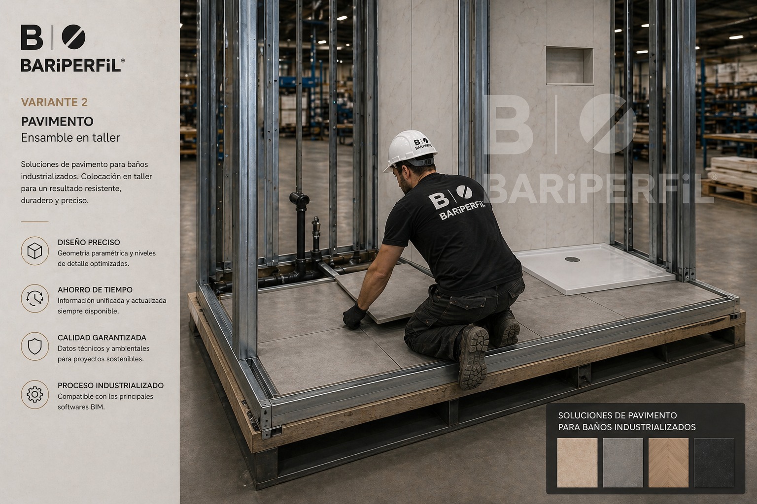 Catálogo BIM industrializado de BARIPERFIL